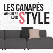 Les canapés affichent leur style !