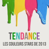 Les couleurs phares de l’année 2013