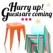 Hurry up! Guests are coming!