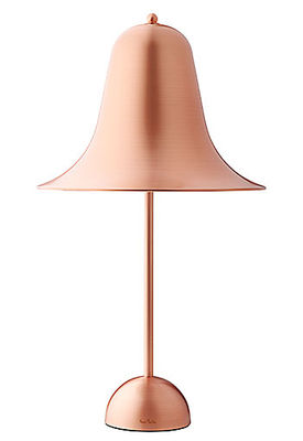 Verpan Pantop Table lamp - / H 52 cm - Panton 1980. Copper