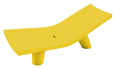 Slide Low Lita Lounge Reclining chair. Yellow
