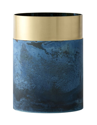 And Tradition True Colour LP5 Vase - Brass - Ø 10 x H 14 cm. Blue,Brass