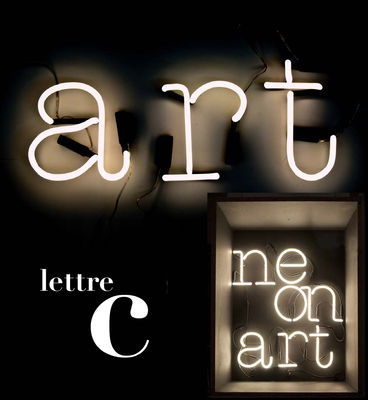 Seletti Neon Art Wall light - Letter C. White
