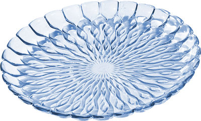 Kartell Jelly Dish - Table center. Transparent blue