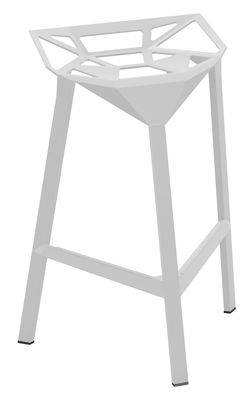 Magis Stool One Bar stool - H 67 cm - Metal. White