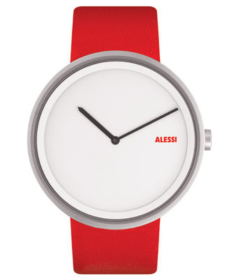 Alessi Watches Out time Watch. Red