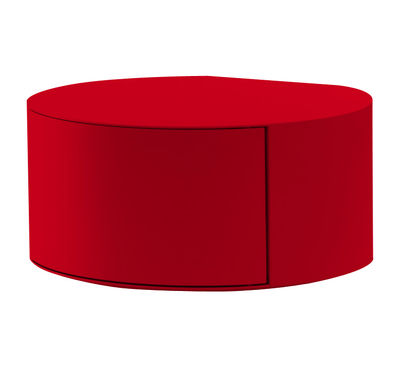 Opinion Ciatti Bon-Bon Coffee table. Lacquered red