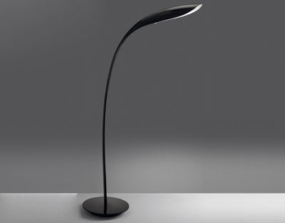 Artemide Doride Floor lamp. Glossy black