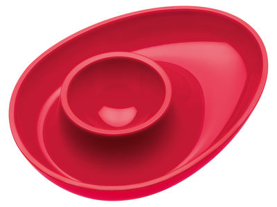 Koziol Columbus Eggcup. Raspberry red