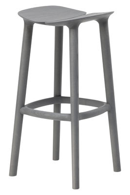 Mattiazzi Osso Bar stool - H 75 cm - Wood. Grey