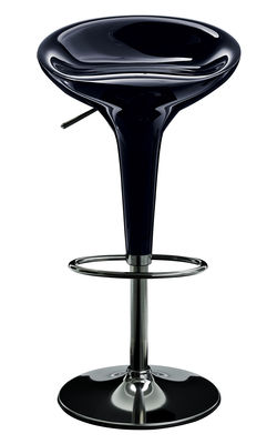 Magis Special Bombo Adjustable bar stool - Pivoting - H 61 to 84 cm. Black