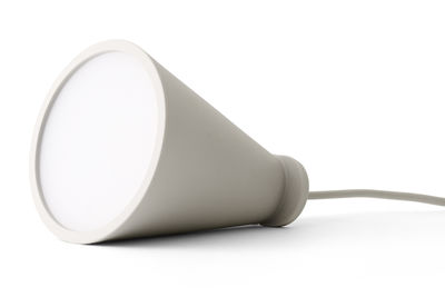 Menu Bollard Lamp - Silicone - H 13 cm. Ash