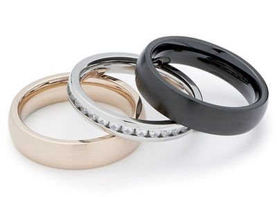 Leonardo Bijoux Arabesco Ring. Black,Gold,Silver