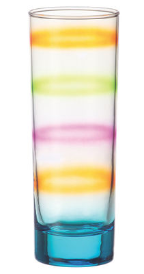 Leonardo Rainbow Long drink glass. Blue