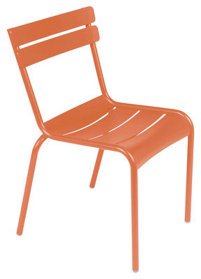 Fermob Luxembourg Stackable chair. Carrot