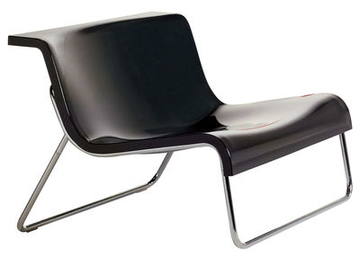 Kartell Form Low armchair. Charcoal grey