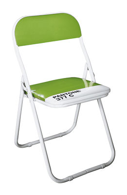 Seletti Pantone Children's chair - Folding chair for kid. Parrot green 377C