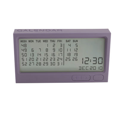 Lexon Buro Calendar - LCD. Purple