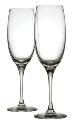 Alessi Mami XL Champagne glass. Transparent
