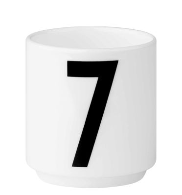Design Letters Arne Jacobsen Espresso cup - Porcelain - 7. White