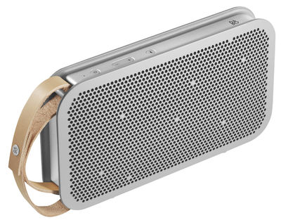 B&O PLAY by Bang & Olufsen BeoPlay A2 Bluetooth speaker - Wireless - Leather handle. Steel