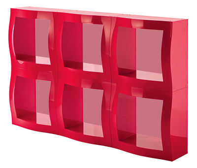Magis Boogie Woogie Shelf - Modular container. Red