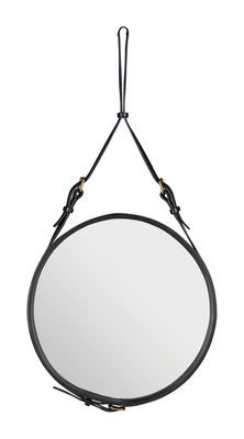 Gubi - Adnet Adnet Mirror - Ø 45 cm. Black