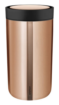 Stelton To Go Click Mug - With lid - 34 cl. Copper