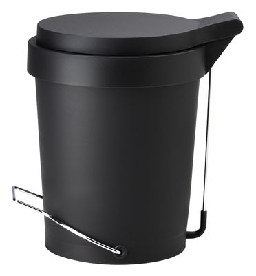 Authentics Tip Pedal bin - With pedal - 7 Litres. Black