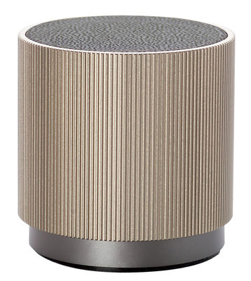 Lexon Fine Speaker Bluetooth speaker - / Without wire - Rechargeable. Golden beige