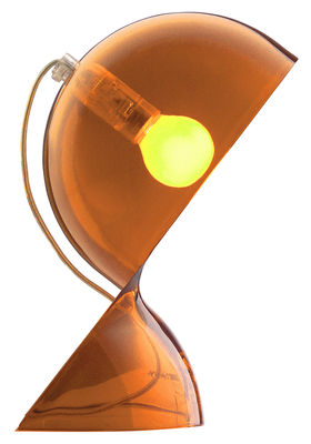 Artemide Dalù Table lamp. Transparent orange