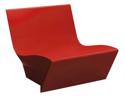 Slide Kami Ichi Low armchair - Armchair. Red
