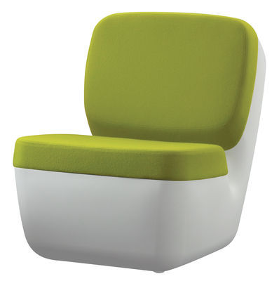 Magis Nimrod Low armchair. White,Green