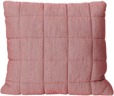 Muuto Soft grid Cushion - Square 50 x 50 cm. Light red