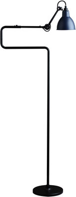 DCW éditions - Lampes Gras N°411 Small reading lamp - H 138 cm. Blue,Black