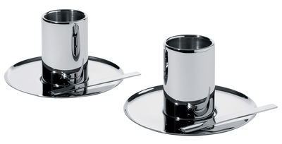 Alessi Jean Nouvel Coffee cup - Set of 2. Steel