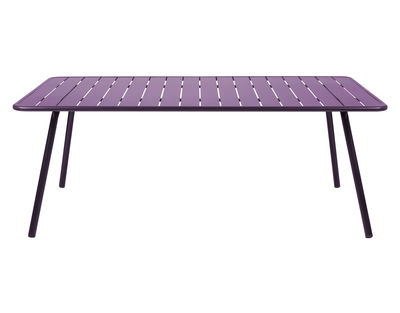 Fermob Luxembourg Table - rectangular - 8 persons - L 207 cm. Aubergine