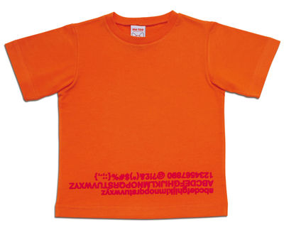 Magis Collection Me Too Abc T-shirt - / Medium 4 to 5 years. Orange