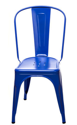 Tolix A Stackable chair - Steel / Matt colour - Les Couleurs® Le Corbusier. Bleu outremer 59
