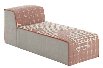 Gan Bandas Sofa - L 155 cm. White,Pink,Grey