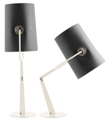 Diesel with Foscarini Fork Table lamp. Grey,Ivory