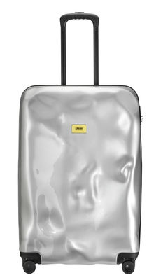 Crash Baggage Bright Large Suitcase - / On wheels. Silver