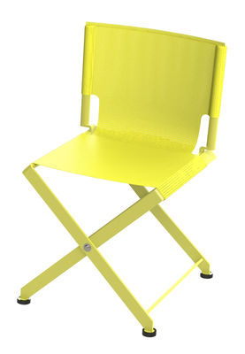 Matière Grise Zephir Foldable chair - Fabric seat. Yellow