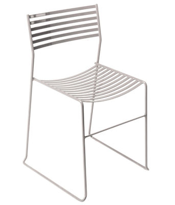 Emu Aero Stackable chair - Metal. Aluminum