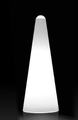 Slide Cono Outdoor Floor lamp - H 113 cm - Outdoor. White
