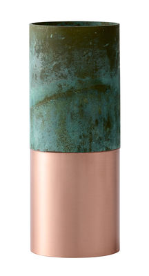 And Tradition True Colour LP3 Vase - Copper - Ø 8 x H 20 cm. Copper,Green