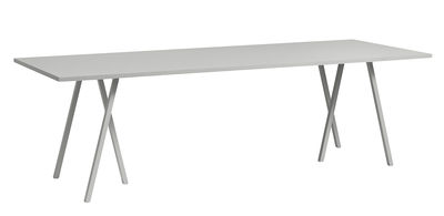 Hay Loop Table - L 200 cm. Light grey