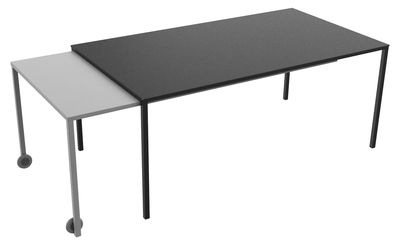Matière Grise Rafale XL Extending table. Grey,Charcoal grey