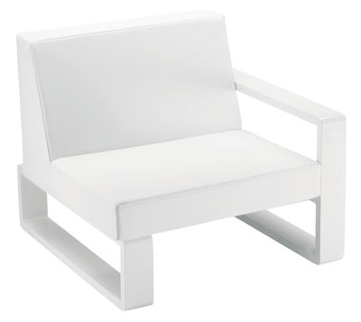 Ego Kama Padded armchair. White