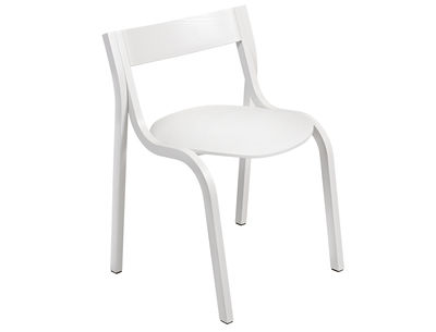 Lapalma Konrad Stackable chair - Stained wood. White